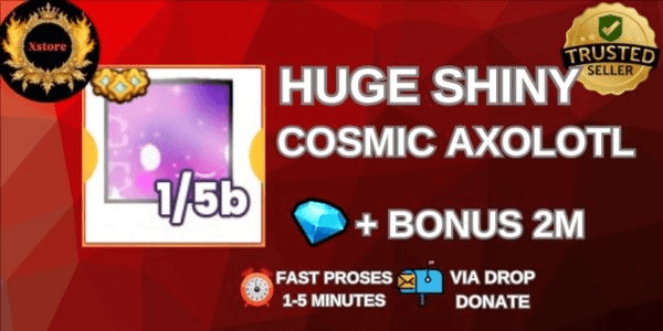 Gambar Product Shiny Huge Cosmic Axolotl