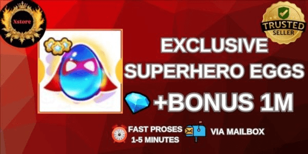 Gambar Product Exclusive Superhero Egg