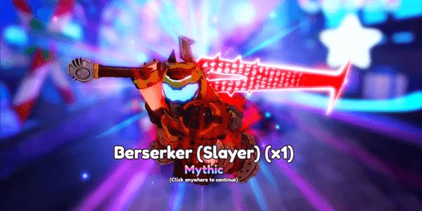 Gambar Product Beserker (Slayer) | Anime Adventures (AA) Mythic Skin