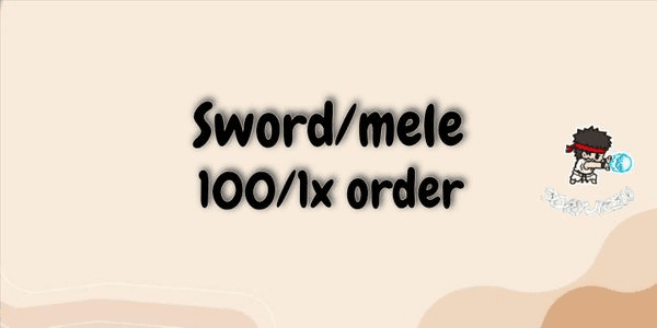 Gambar Product Mastery Sword/Melee