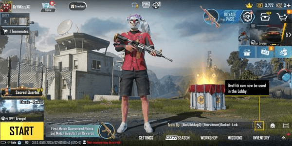 Gambar Product Akun PUBG | Set Baju 60 ( Mythic 4 ) + M4 Double Glacier Level 74 Keren |