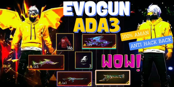 Gambar Product KECE ABIZ, EVOGUN ADA 3, CELANA ANGEL, COCOK BUAT JJ, NGONTEN, MAIN PRIBADI, SAUDARA, PAREAL 100%,AKUN KE HB = UANG KEMBALI 3X LIPAT