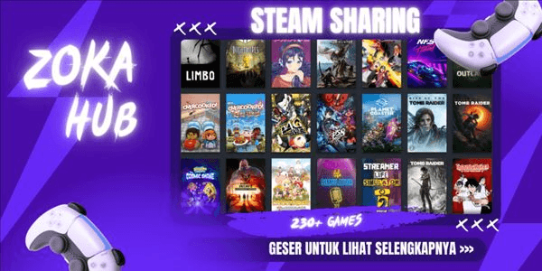 Gambar Product Steam Sharing 200+ Game PC - Steam Sharing