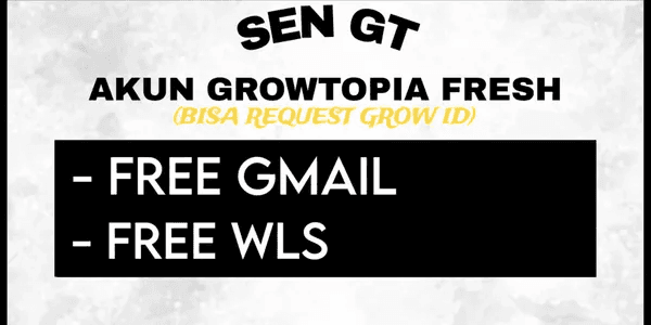 FRESH GROWTOPIA ACCOUNT + FREE BONUS