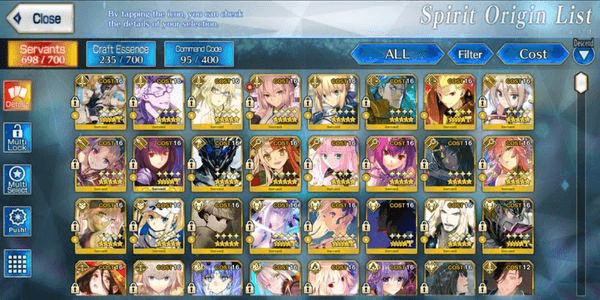 Gambar Product [NA] Akun FGO NA 31 SSR (33 WNP)