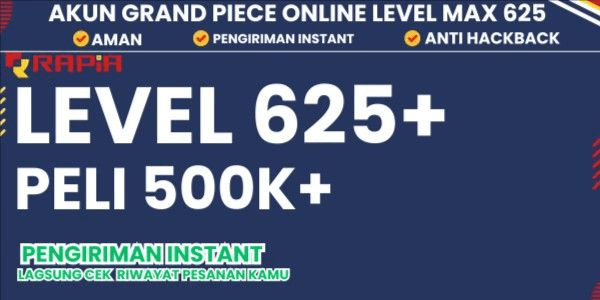 Gambar Product Akun Level MAX - Peli 500K+ - Grand Piece Online (GPO)