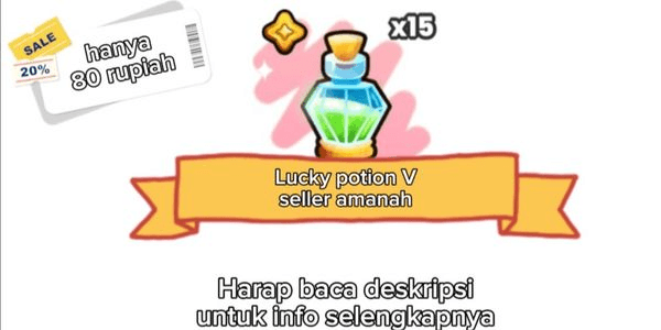 Gambar Product Lucky Eggs Potion V