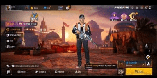 Gambar Product Cheap level 5 Free Fire account guaranteed.