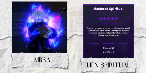 Gambar Product Hex Spiritual Umbra | Mythic Trait - A Universal Time (AUT)
