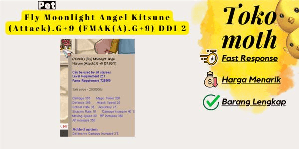 Gambar Product Fly Moonlight Angel Kitsune (Attack).G+9 (FMAK(A).G+9) DDI 2