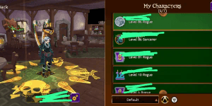 OLD ACCOUNT Rogue level 86 with 7 Character