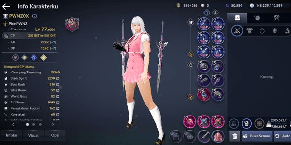 Gambar Product Akun Black Desert Mobile Murah