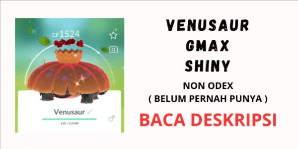 Gambar Product Venusaur Gigantamax Shiny