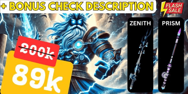 Gambar Product Account Fisch level 1000+ SERAPHIC ROD + BONUS