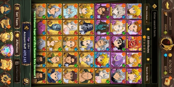 Gambar Product Cheap Seven Deadly Sins Account Part. 03