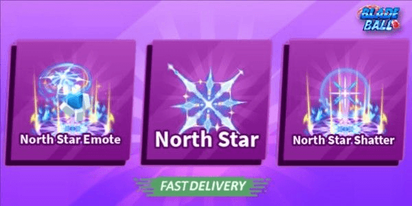 Gambar Product North Star Set (Sword, Emote, Explosion) Blade Ball