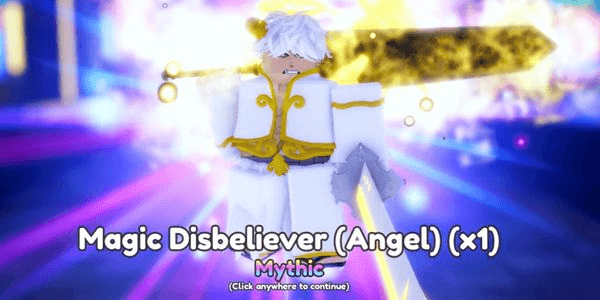 Gambar Product Magic Disbeliever (Angel) | Magic Disbeliever Skin | Limited Christmas Skin - Anime Adventure RBL