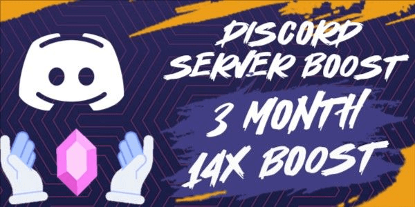 Gambar Product Discord Server Boost 3 Bulan