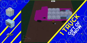 1 Truck Pink Gift of Snow Lumber Tycoon 2