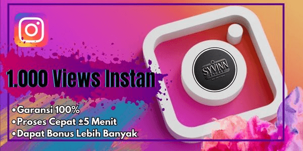 Gambar Product 1.000 Views Instagram (Instan)