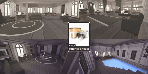 Gambar Product Futuristic House Old Vintage Adopt Me House