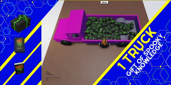 1 Truck Pink Gift of Spooky Knowledge Lumber Tycoon 2