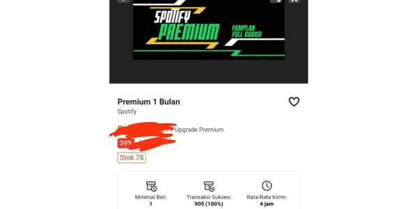 Gambar Product Premium 1 Month