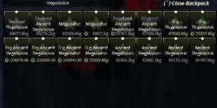 Gambar Product Megalodon (Random KG & Mutation)