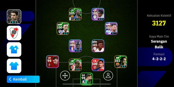 صامويل إيتو دابل بوستر قناص الأهداف كومبو مع Endrick X Pack Arsenal Manager دابل بوستر X المدافع الصلب Gilbert X Belletti