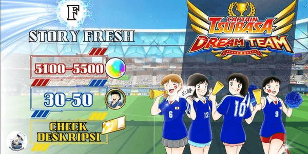 Gambar Product Account Starter Captain Tsubasa Dream Team - F