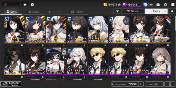 Gambar Product STARTER 3AWAKENED ROSA FELIX MINISTRA+9SSR+2SSR SELEKTOR+SSR ENTERPRISE SHIP+52 TIKET GACHA