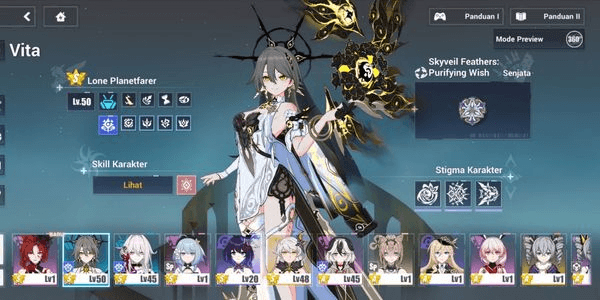 Gambar Product HI3 SEA | STARTER Vita 4/4 Costume + Thelema, HoV, 3 S Rank Selector