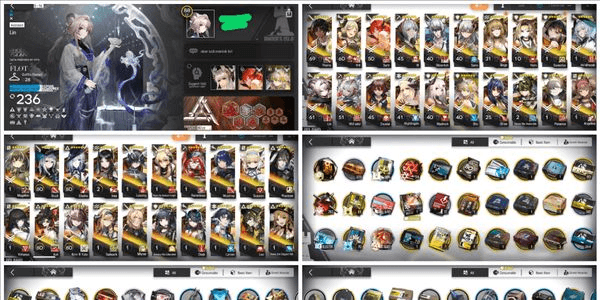 Gambar Product AK112 Global | Lv88, 236 Operators, 7 LIMITED, Wisadel, Kirin R Yato, W, Shu, Gavial, Narantuya, Dusk | 41 Six-Star Operators, 28 Outfit Skins