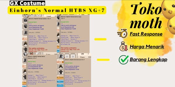 Gambar Product Einhorn's Armor (Normal) HTBS XG+7