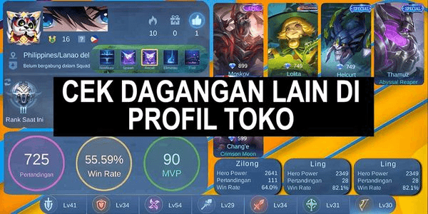 Gambar Product #102 AKUN MOBILE LEGENDS MURAH