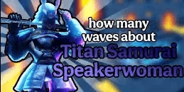 Titan Samurai Speakerwoman (exclusive)