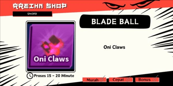 Gambar Product "Oni Claws"