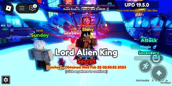 Gambar Product Shiny Boron / Shiny Lord Alien King - Anime Adventure