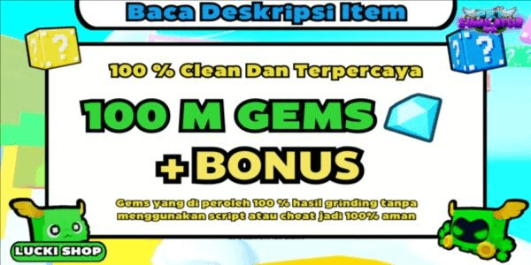 Gambar Product 100,000,000 Gems