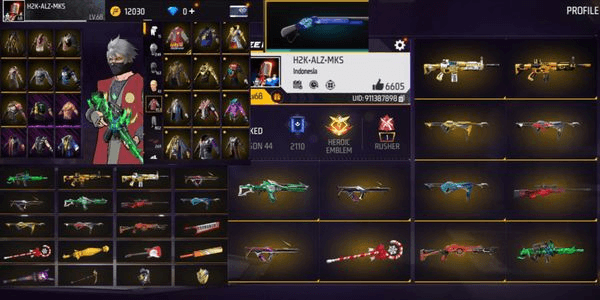 Gambar Product AKUN FREE FIRE VAULT 453 SENJATA 382 GG MURAH OP [205] | FREE FIRE ACCOUNT VAULT 453 WEAPONS 382 GG CHEAP OP [205]