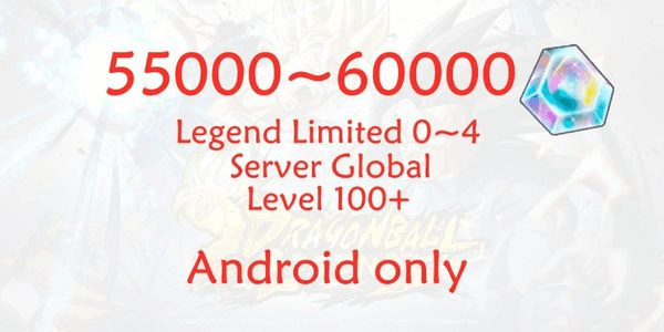 Gambar Product Account Dragon Ball Legends Global Android DBL-1