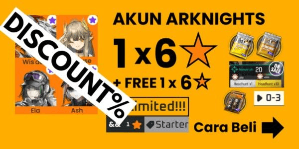 Gambar Product Arknights Akun Limited Starter 1 B6
