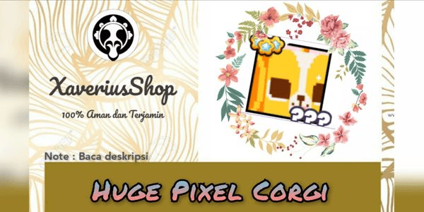 Gambar Product Huge Pixel Corgi