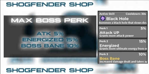 Gambar Product WORLD ZERO // PERFECT PERK BOSS PET - ATK 5%-ENERG15%-BOSS10% // by ShoGFender Shop