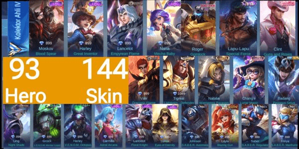 Gambar Product LUCKYBOX CHANGE SEIYA BADANG COLLECTOR NATALIA TRANSFORMERS ROGER LB TIGREAL EPIC LANCEOT [2] HARLEY [2] MOSKOV LING NANA VALIR ETC CHEAP ACCOUNT (#267)