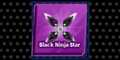Black Ninja Star