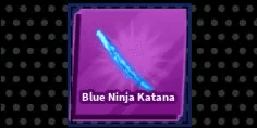 Blue Ninja Katana