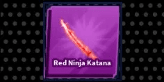 Red Ninja Katana