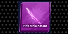 Pink Ninja Katana