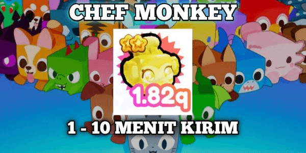 Gambar Product Golden Chef Monkey | Pet Simulator X